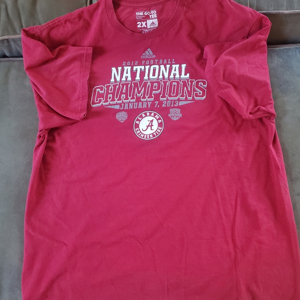 Adidas Alabama Crimson Tide National Champs Tee